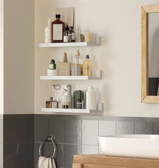 Комплект от 3 модерни плаващи рафтове