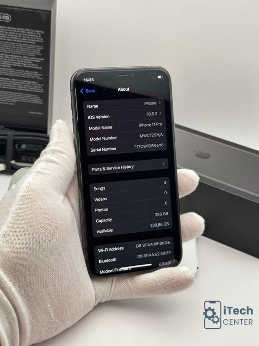 iPhone 11 Pro, 256GB, Gray, 100% батерия, ОТЛИЧЕН, 1г. ГАРАНЦИЯ!