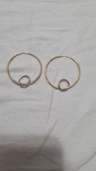 Cercei aur 14 k  450 lei