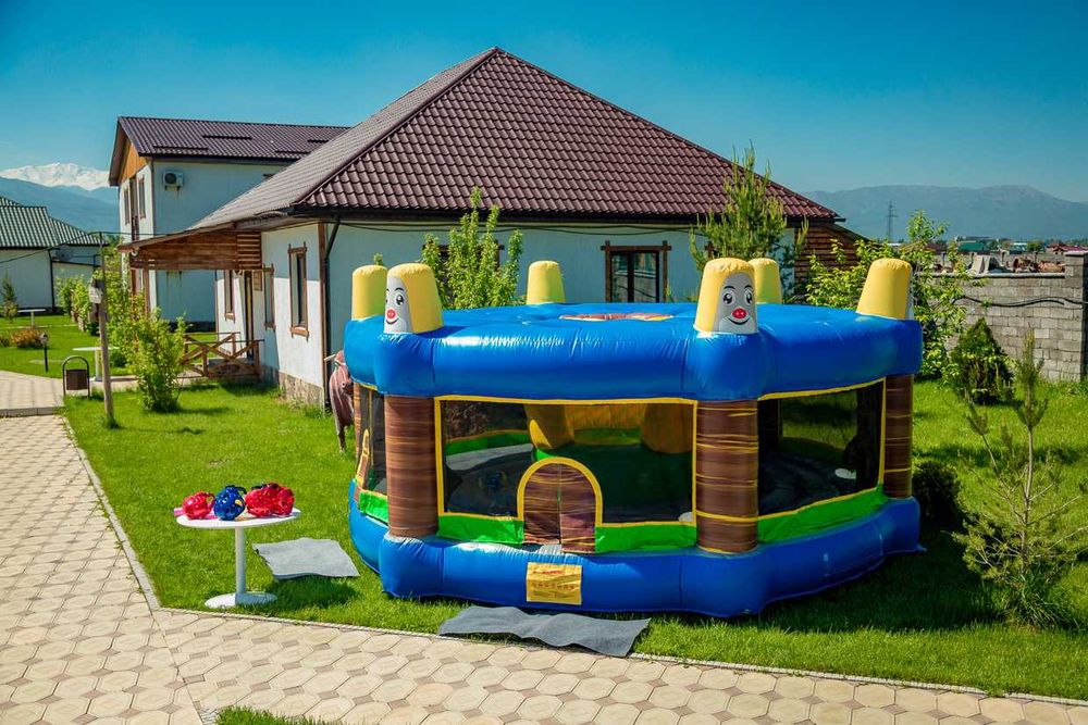 Надувной батут "Кроты"