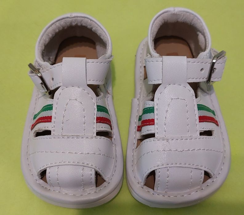 Страхотен Зимен гащеризон, 6 м., НОВИ беб.обувки No19