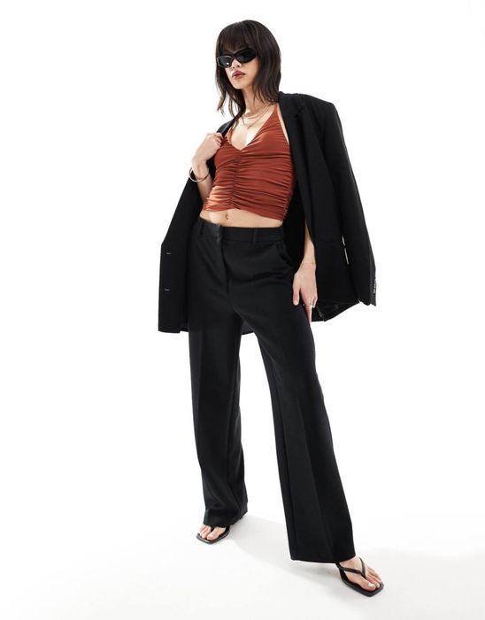 Кирпичный цвет топ Pull&Bear