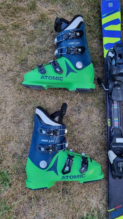 Детски ски  Salomon 130см , ски обувки Atomic 25.5