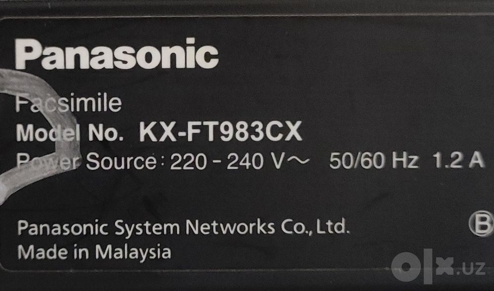 Panasonic KX- FT983CX  telefon fax sotiladi