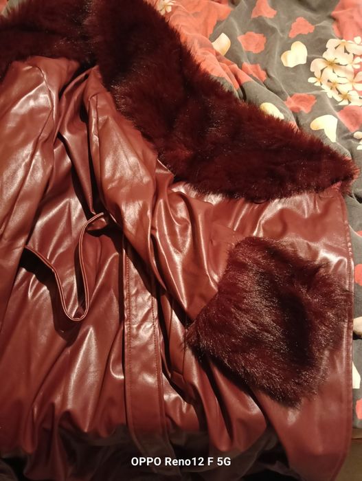 Palton lung piele ecologica