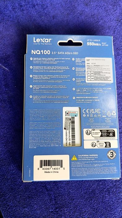 Kampyuter uchun ssd xotira 512 gb lexar kampanyasi