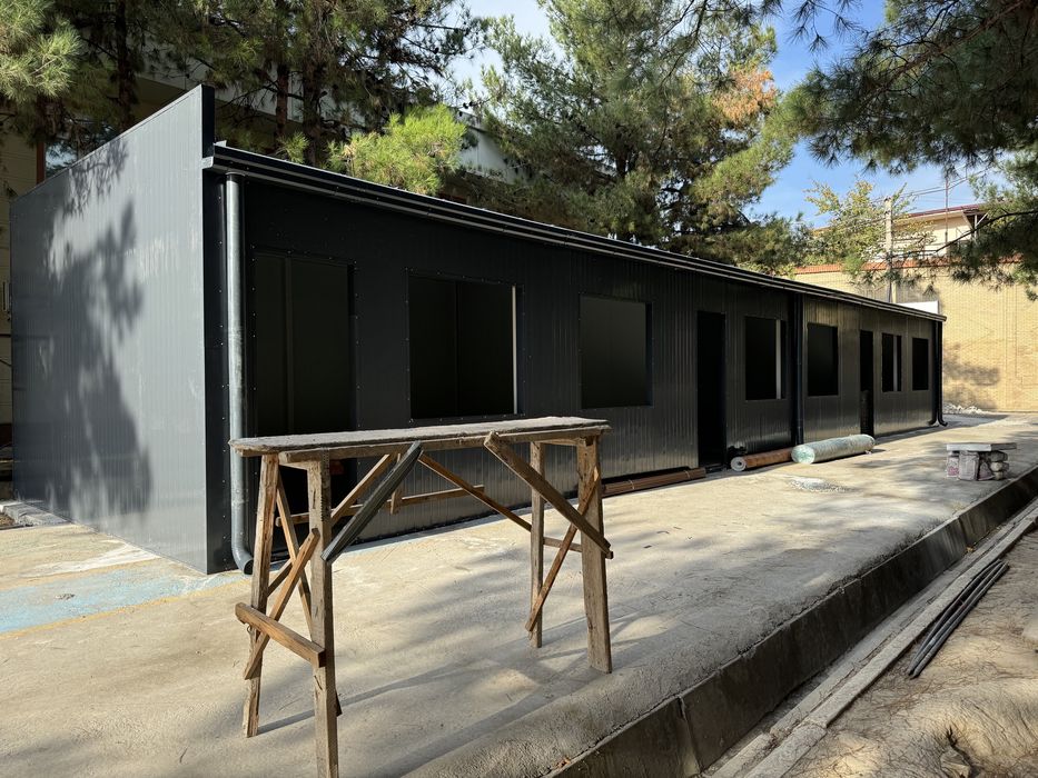 Sendvich paneldan uy dacha dokon ofis kafe binolar quramiz