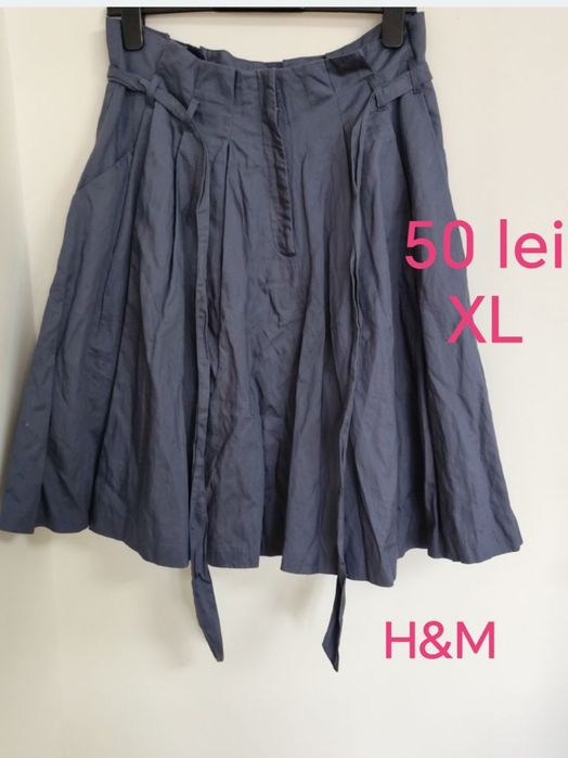 H&M fusta cu pliuri