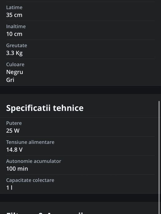 Aspirator Liectroux B6009, bariera virtuala, mop, umed, lampa UV