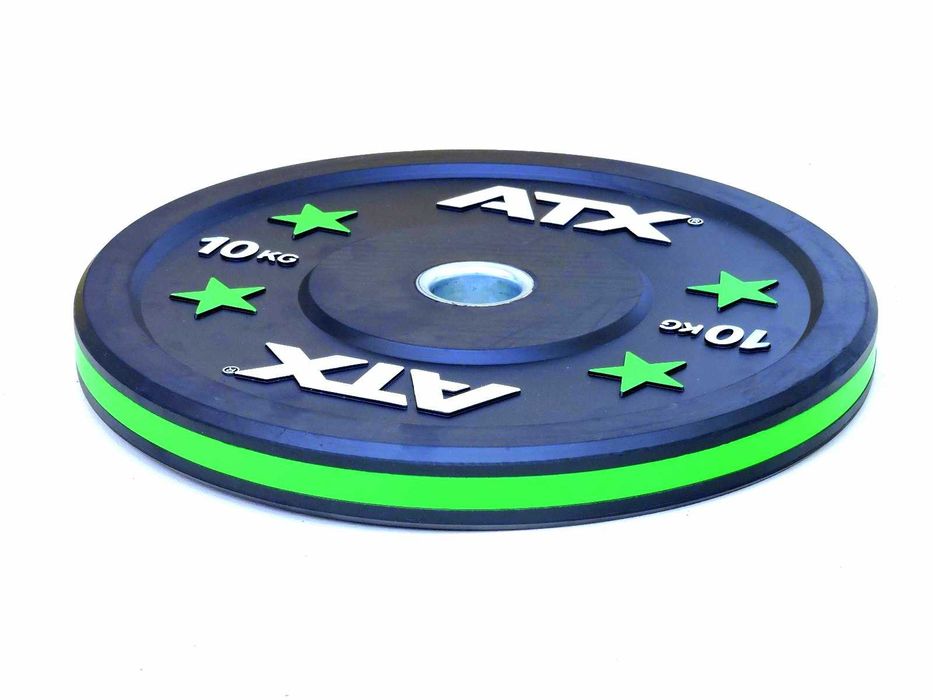 ПРОМО! Олимпийски Дискове Bumper Plates ATX Stripes Тежести 2 х 10 кг