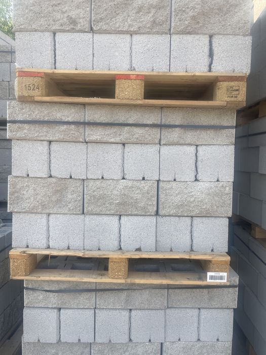 Рванные кирпич  Сплитерные блоки тумбы брусчатка плитка