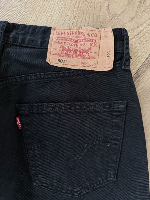 Blugi LEVIS 501 Negru 2004 Barbati | Marime 31 x 30 (Talie 78 cm)