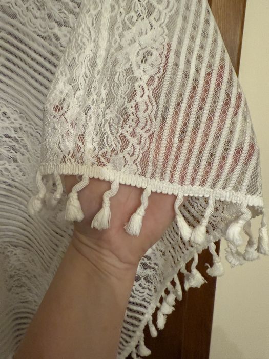 Bliza din dantela, vara, talie unica