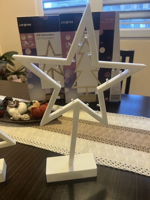 Светлодиодна коледна лед декорация с батерии