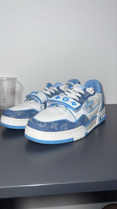 Louis Vuitton LV Trainer Monogram Denim – Marimea 43 | Stare excelenta