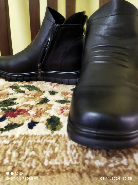 Полусапожки осенние кожа