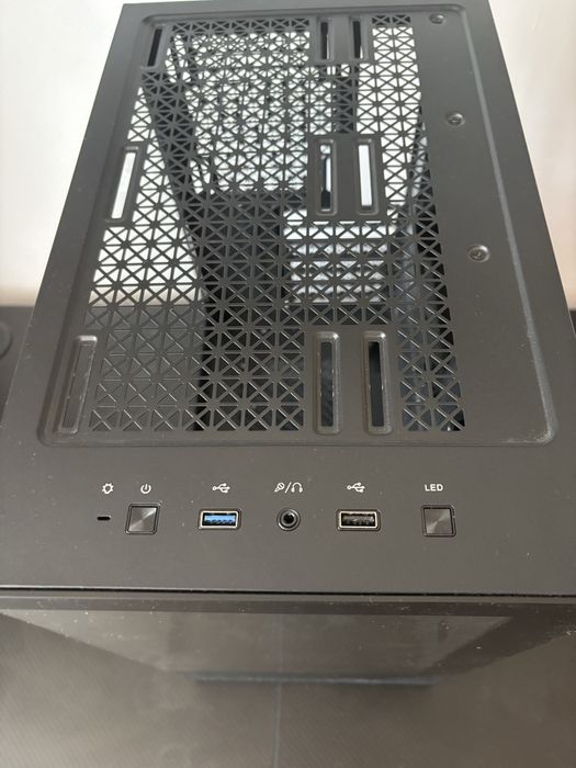 carcasa pc gaming acvariu negru