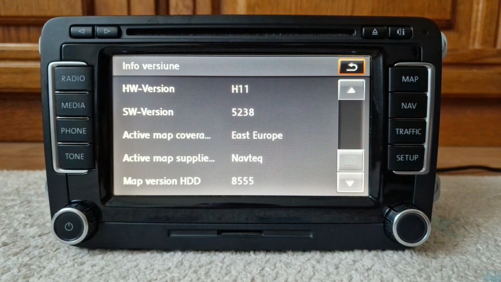 RNS 510 Dynaudio / Lb. Romana / Harti / Cod Pin