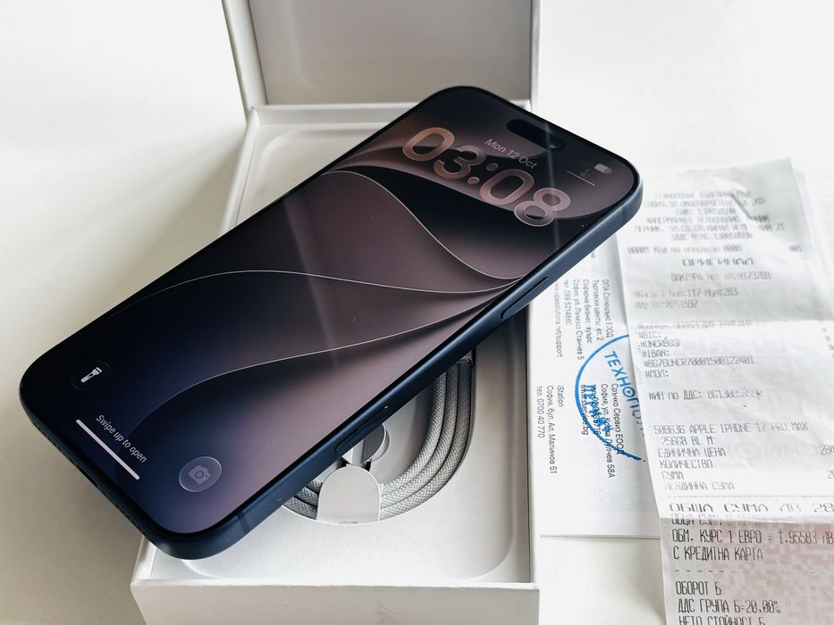 Iphone 17 Pro Max 256GB Blue 99% Батерия! Гаранция