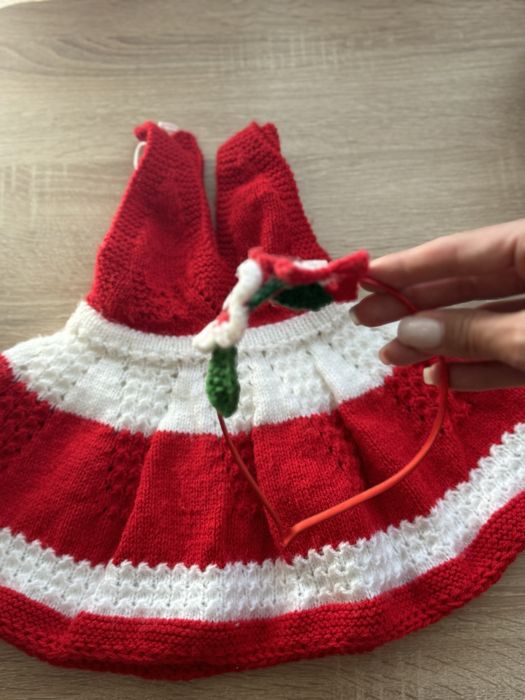 Детска плетена рокля