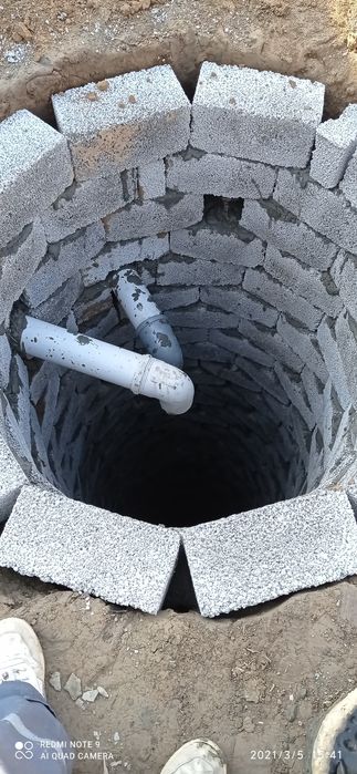 Yama qazish канализации