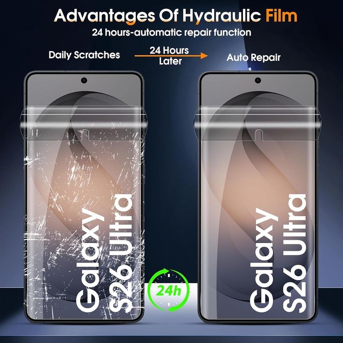 Матов privacy хидрогел протектор за дисплей за samsung galaxy s26 ultr