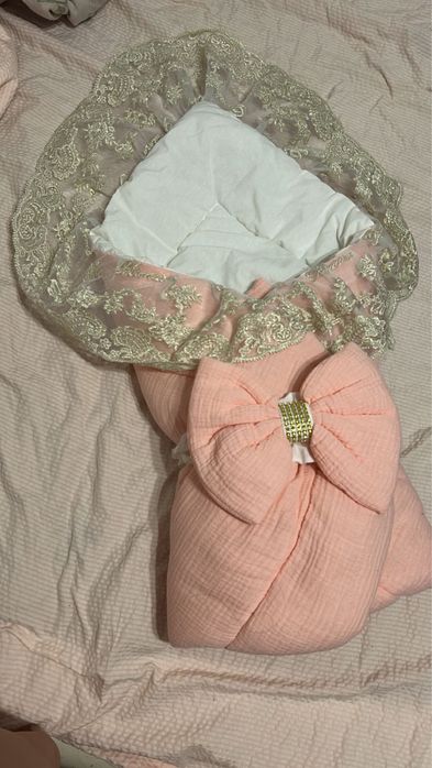 Детский конверт на выписку