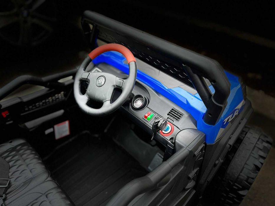 Buggy electric pentru copii Autokids UTV TURBO 4x4 120W HC301 Albastru