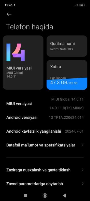 Redmi note 10 s sotiladi