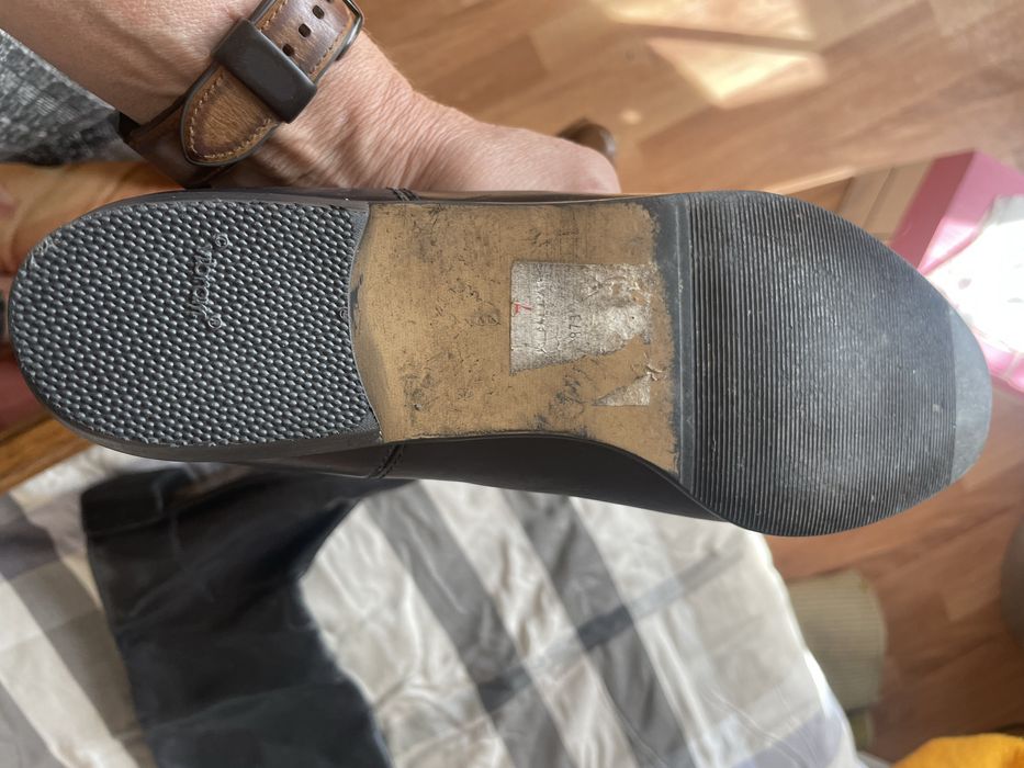 Cizme lungi de  piele