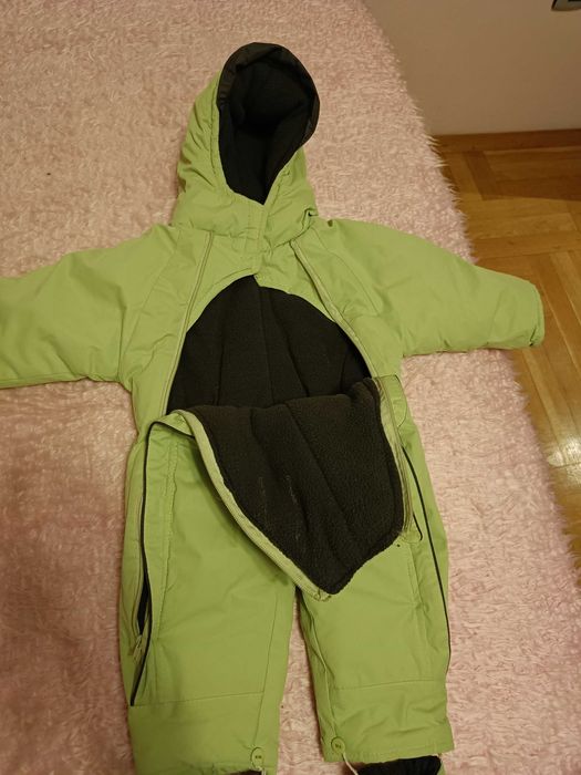 Детски ски екип с качулка 74см