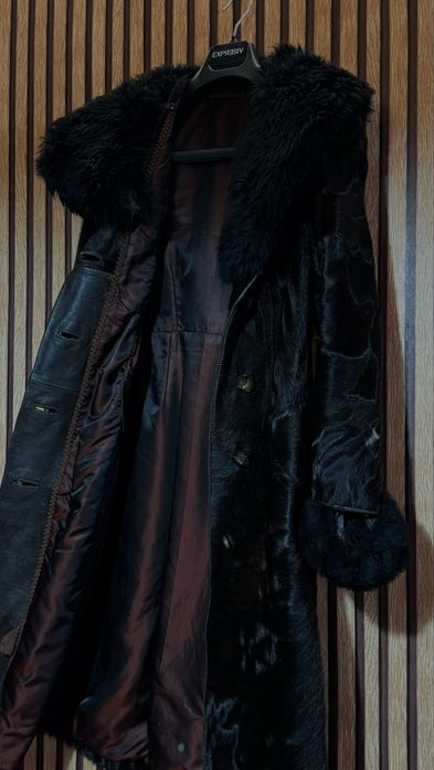 Palton blană naturală de nurcă, custom made, lux