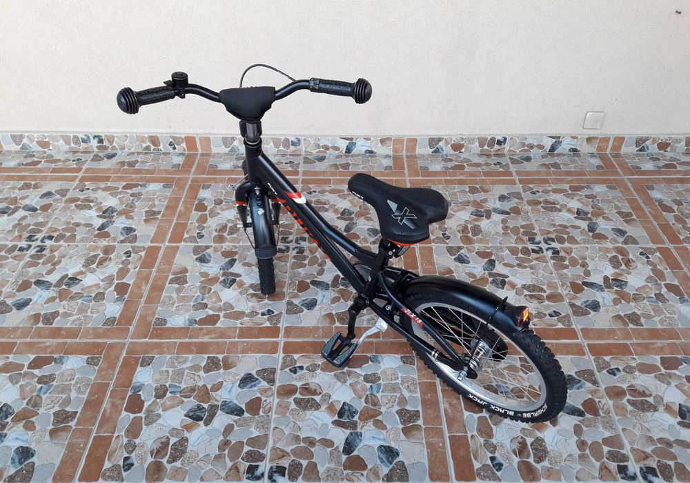 Bicicletă pentru copii 18’ PUKY ZLX 18-1, ALUMINIU – negru