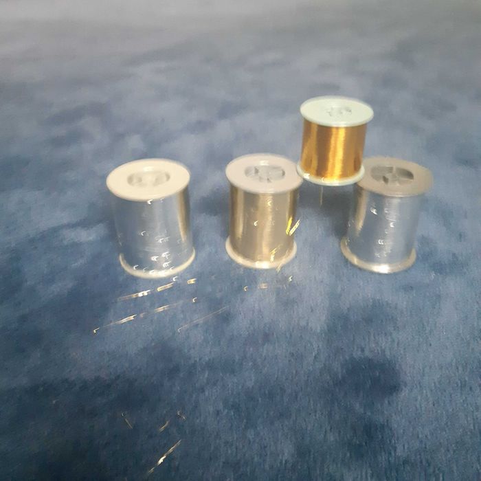 Fir aur si fir argint textil pt  cusut .croitorie .goblenuri etc