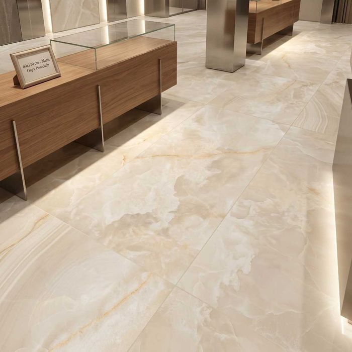 Gresie tip marmura Charisma Cream F P 600X1200X8 R Somat