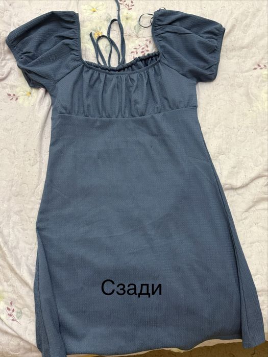 Летнее платье Defacto синее, размер M/L