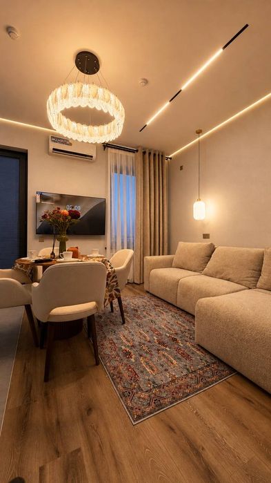 Новая меблированая 3х комнатная квартира 65м² евро люкс в ЖК O'z Zamin