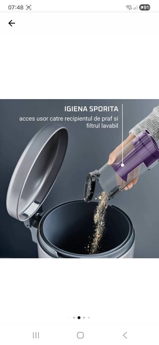 Aspirator Rowenta fără fir