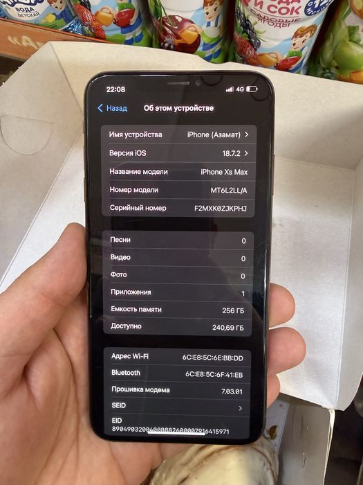 Iphone XS MAX 256 гб