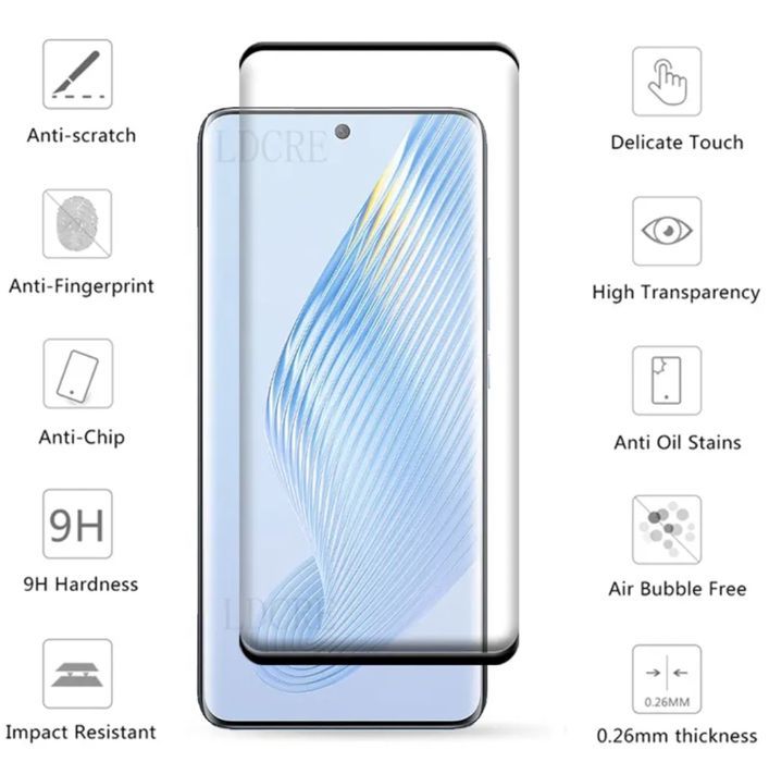 Folie sticla 20D FULL GLUE pt Honor Magic4 Lite / Honor X6 / Honor X8a