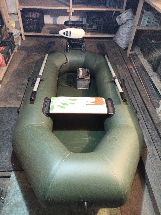 Лодка Аква 220 с мотором 55Lв подарок аккумулятор 60