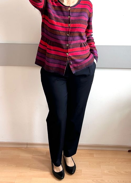 Weekend Maxmara елегантен панталон и вълнена цветна жилетка Mansted