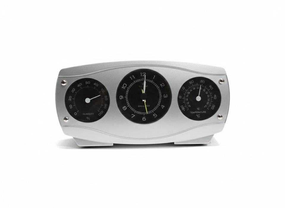 Часы,  термометр,  датчик влажности. 3 в 1