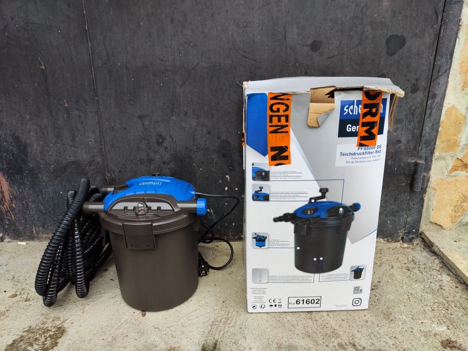 Филтри за почистване на басейн и езера Scheppach