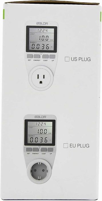 BALDR Монитор за потребление на електроенергия, BA3091-2, LCD дисплей