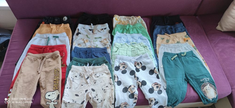 21 чифта панталонки за момченце 86 размер