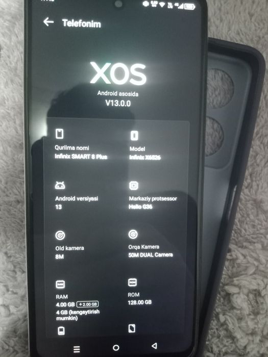 Infinix smart 8 pilus