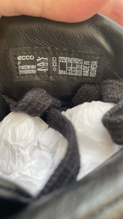 Ботинки ECCO: кожа, 35 размер. Куплены в Милане