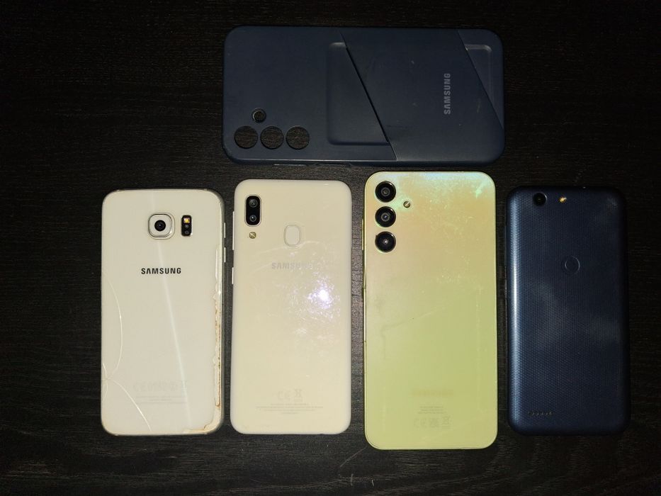 Pachet mega lot 6 telefoane (Samsung S6, A15, A20e, J5 2016, J5 2017, Vodafone Smart E9) piese/funcționale