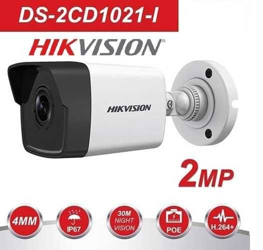 Camera IP 2MP Hikvision bullet model DS-2CD1021-I 2MP RJ45 PoE noua garantie